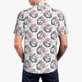 thumbnail image 4 of Balery Poodle Dog Printed Men’s Short Sleeve Polo Shirt, Midweight Men's Shirt,Golf Polo shirts -, 4 of 9