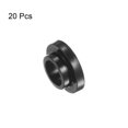 thumbnail image 3 of Uxcell 6.2mmx8.2mmx4mm Flanged Sleeve Bearings Nylon Bushings, Black 12 Pack, 3 of 5