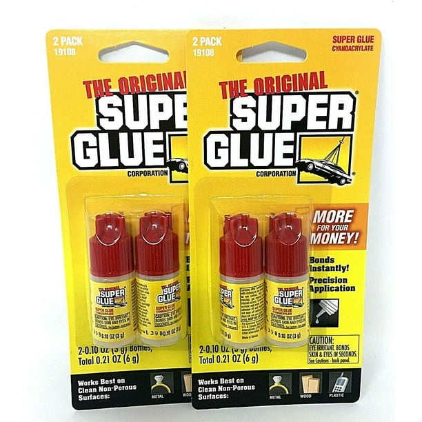 Super Glue Spill Resistant, 3 gm Bottle Pack of 2