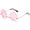 Gold frame powder sl, variant on Ywmsfl Elegant Shell Shape Frameless Sun Protective Sun Glasses for Women and Teens Weddings and Special Occasion Eyewears