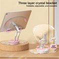 thumbnail image 5 of Edgergery 360 Degree Rotating Universal Mobile Phone Tablet Stand Desktop Support Stand Folding Portable Pad Stand Aluminum Alloy, 5 of 5