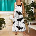 thumbnail image 5 of WTOBBY Women's Casual Jumpsuit in Sleeveless Cotton with Halloween Printed Design, Comfortable Fit for Everyday Use, Great for Festive and Casual Occasions,NavyS, 5 of 8