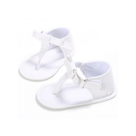Image of Ochine Newborn PU Leather Soft Shoes Summer Baby Casual Flower Toddler Prewalker Sandals