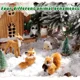 thumbnail image 2 of 6 piezas de adorno de animales de peluche, adornos de animales de piel de bosque, adorno de animales peludos, adorno colgante de Navidad para decoración, 2 of 3