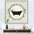 thumbnail image 3 of Vintage French Bathroom III - Traditional Bathroom Framed Canvas, 3 of 3