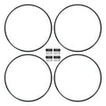 thumbnail image 2 of Wheel Rim Protector, 18 Inch Car Wheel Rim Protectors Guard, Aluminium Alloy Wheel Hub Rim Ring Guard Strip, Self Adhesive, Set of 4 Rim Protector, Easy to Install, 2 of 7