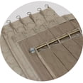thumbnail image 2 of 2-Pack 98% Blackout Pinch Pleat Window Privacy Curtain Rod Pocket or Tie-Back Panels: 34" x 84", Pinch Pleat Panel, Tan, 2 of 4