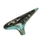 thumbnail image 1 of Ocarina de 12 agujeros, flauta de arcilla cerámica, instrumento musical profesional compacto con afinación en C , ideal como regalo para adultos y Verde, 1 of 8