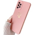 thumbnail image 5 of for Galaxy A32 5G 6.5"(Not fit A32 4G),Cute Bling Plated Gold Love Heart with Anti-Fall Camera Lens Cover Protection Soft Anti-Fingerprint Anti-Dust Phone Case for Samsung Galaxy A32 5G - Blue, 5 of 11