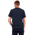 thumbnail image 4 of RAGMAN Camiseta para hombres, paquete de 2 - 1/2 manga, camiseta interior, cuello redondo Azul oscuro
 M (Medium), 4 of 4