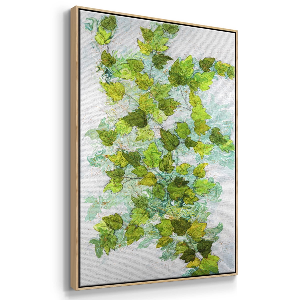 Ivy Framed Premium Gallery Wrapped Canvas - Ready to Hang