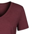 thumbnail image 5 of Hfnxid Short Sleeve Shirts for Womens Solid Color Basic Tops Summer Casual Tunic Tshirt Fashion Daily Tees Purple S, 5 of 6