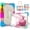 Colorful blue, variant on REQO Compatible with Samsung Galaxy Tab S8+/S7+/S7 FE 12.4 inch:with Pen Holder Portable Hybrid Shock-Proof Cover with 360° Rotatable Hook&Loop Handle,Kickstand,Shoulder Strap