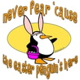 thumbnail image 2 of CafePress - Easter Penguin Bunny - 11 oz Ceramic Mug - Novelty Coffee Tea Cup, 2 of 4