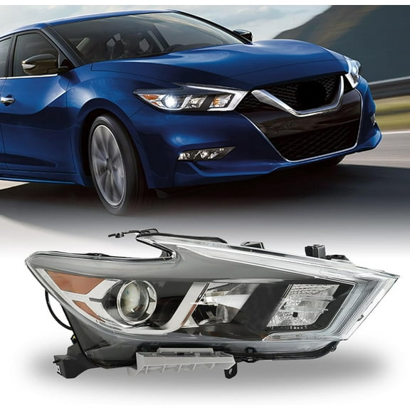 LABLT Headlight Replacement for 2016-2018 Maxima S|SL|SV Headlights Right Side NI2503235