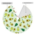 thumbnail image 4 of Kll 30" Christmas Tree Skirt Cartoon Fruit Xmas Tree Skirts Mat For New Year Xmas Holiday Party Indoor Outdoor Home Decoration, 4 of 9