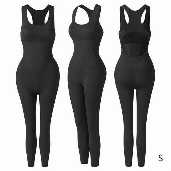 Bodysuit Shapewear Rompers Womens Casual Workout One Piece Tank Sleeveless Exercise Tshirt Jumpsuits