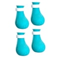 thumbnail image 3 of Uds. Cubierta para pies de gato, silicona multifuncional, previene arañazos, cubiertas ajustables para pies de gato, cubiertas para garras para el cuidado del gato, baño, azul, 3 of 5