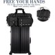 thumbnail image 5 of Gym Bag, 2 in 1 Travel Bag Backpack Bags, 45L Portable Travel Lightweight Waterproof Travel Luggage Hand Carry Bag for Weekender Sports, Gym(Black), 5 of 5