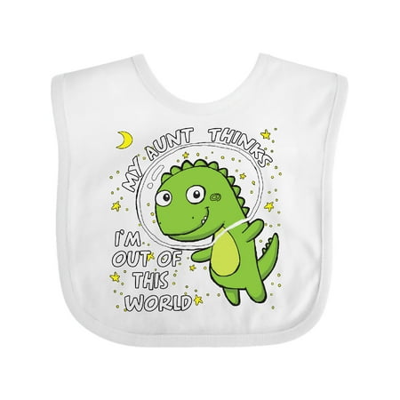 

Inktastic My Aunt Dinosaur Gift Baby Boy or Baby Girl Bib