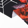 thumbnail image 6 of HVEST Halloween Red Rose Shower Curtain for Bathroom,Floral with Purple Leaf and Spider Web Fabric Shower Curtain with Hooks,Holiday Black Bathroom Curtain Shower Set, 60x72 inches, 6 of 7