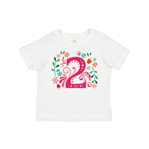 Inktastic 2nd Birthday 2 Year Old Girls Girls Toddler T-Shirt