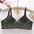 thumbnail image 4 of Women’s Supportive Wireless Bra Front Closure Full Cup Comfort Fit Bra for Large Bust Everyday Lingerie, 4 of 8
