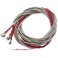thumbnail image 4 of Set Of 5 Steel Strings for 5 String Guitar Great Replacement ,5x Guitar Strings,silver & red, 4 of 8