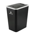 thumbnail image 2 of YMUQEIGH Clearance Bathroom Trash Can With Lid Garbage Can With Press Lid Plastic Wastebasket With Popup Lid For Toilet Office Bedroom Living Room, 2 of 5