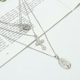 thumbnail image 2 of IDEANATEGRATE Collar Para Mujer Con Colgante Cruz Plateado Multilayer Y, 2 of 8