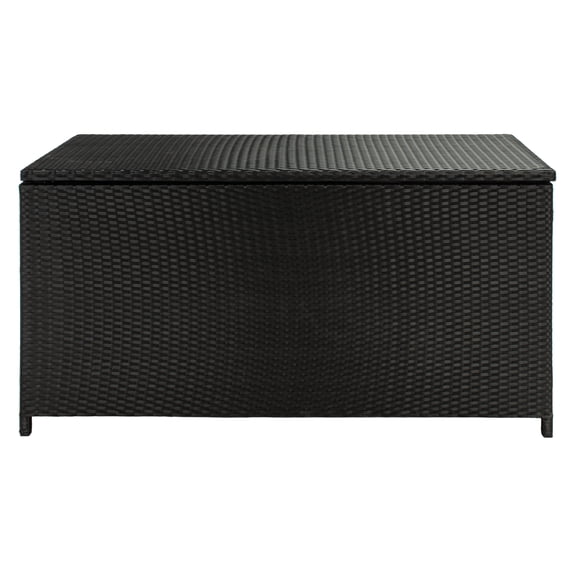 SAFAVIEH Oliveira Outdoor Patio Cushion Box, Black/White