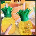 thumbnail image 2 of Milk Tea Cup Fruit Cartoon Children Pineapple Cup Safe And Healthy Creative Cup Plastic, 2 of 5