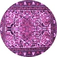 thumbnail image 1 of Ahgly Company Indoor Round Persian Purple Traditional Area Rugs, 8' Round, 1 of 4