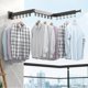thumbnail image 4 of Perchero de ropa plegable BLESIY ajustable de aluminio triple, 4 of 8