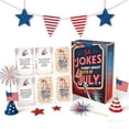 thumbnail image 5 of Independence Day Joke Cards Set of 54 - Hilarious Patriotic Puns for Adults, Funny Gags for 4th of July Parties, Father's Day, Birthday & Christmas Gifts for Dad, Grandfather & Family Gatherings, 5 of 6