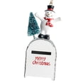 thumbnail image 1 of Decoración Colgante de de Navidad, Decoración Navideña, Minibuzón, Colgante de Gota, Adorno Colgante de Navidad para Regalos de Jardín, Fiesta Blanco Baoblaze colgante decorativo, 1 of 8