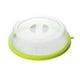 thumbnail image 1 of EeaseMX Tapa apilable para microondas, resistente al aceite, con sello hermético, ideal para mantener la frescura de los platos del refrigerador, herramienta de cocina - 19,5 x 4,5 cm (verde), 1 of 7