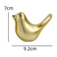 thumbnail image 4 of Elegante bandeja de comida y tocador con forma de pájaro dorado para el desayuno, almacenamiento de frutas y cosméticos con escultura de animal modern, 4 of 8