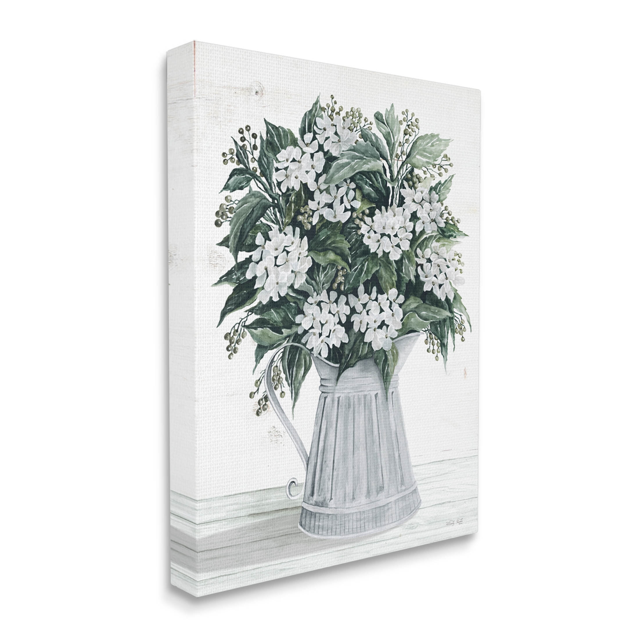 Stupell Industries Dogwood Flower Bouquet Painting Gallery Wrapped Canvas Print Wall Art, Design by Cindy Jacobs