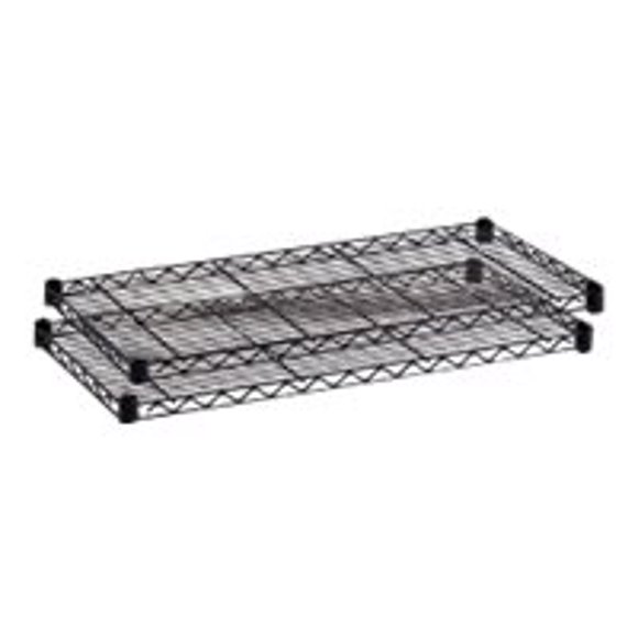 Safco 36"x24" Industrial Extra Shelf Pack in Black
