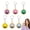 Set a, variant on 6Pcs Mini Dumpling Keychain, Adorable Cartoon Pendant for Backpacks Keys Bags, Soft Squishy Fidget Clicker Keychain