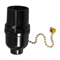 thumbnail image 1 of Ceiling Light Lamp Holder Lamp Base with Pull Chain Replacement E27 Lamp Holder with Pull Chain Ceiling Light Lamp Holder with Pull Chain Lampholder E, 1 of 3