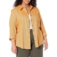 thumbnail image 1 of Women's Long-Sleeve Plai Flannel Shirt, 1 of 3