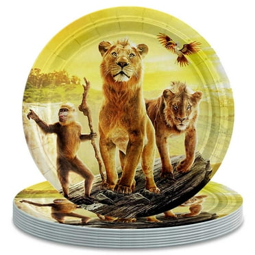 Mufasa Paper Plates Birthday Decorations Party Supplies Tableware Disposable Dinnerware