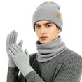 thumbnail image 2 of REDESS Winter Hat, Scarf & Glove Set for Men and Women,Black, 2 of 7
