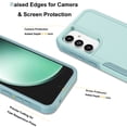thumbnail image 4 of Njjex for Galaxy S23 FE 5G Phone Case,360°Full Body Shockproof Heavy Duty Protection With Tempered Glass Screen Protector Case Cover for Samsung Galaxy S23 FE 6.4" 2023 (Green), 4 of 7