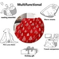 thumbnail image 4 of Christmas Throw Blankets Red Xmas Trees Blanket Winter Hand Drawn Pine Soft Cozy Xmas New Year Holiday Decorative Blanket for Couch Sofa Bed Gift Blanket(Blanket Xmas30021-80 x60), 4 of 5