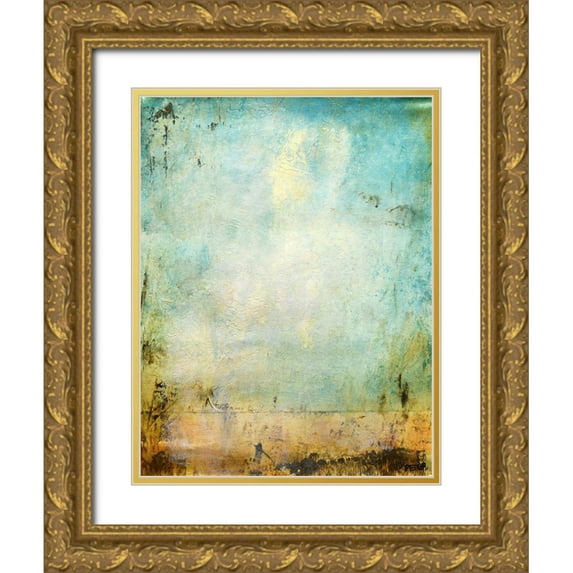 Peter, Christopher 26x32 Gold Ornate Wood Framed with Double Matting Museum Art Print Titled - Clearing 2