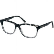 Flower Women's Square Eyeglasses, FLR6010, Lucy, Black, 52-15-140, with Case