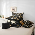 thumbnail image 5 of Feelyou Cute Dalmatian Animal Bedding Comforter Set 7pcs, Kawaii Cartoon Dog King Bedding Sets, Teens Kids Boys Girls Reversible Bed Sheets, Microfiber Bedroom Decor, 5 of 7